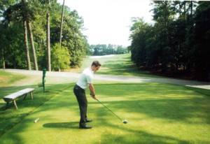 18th tee at Augusta National Golf Club